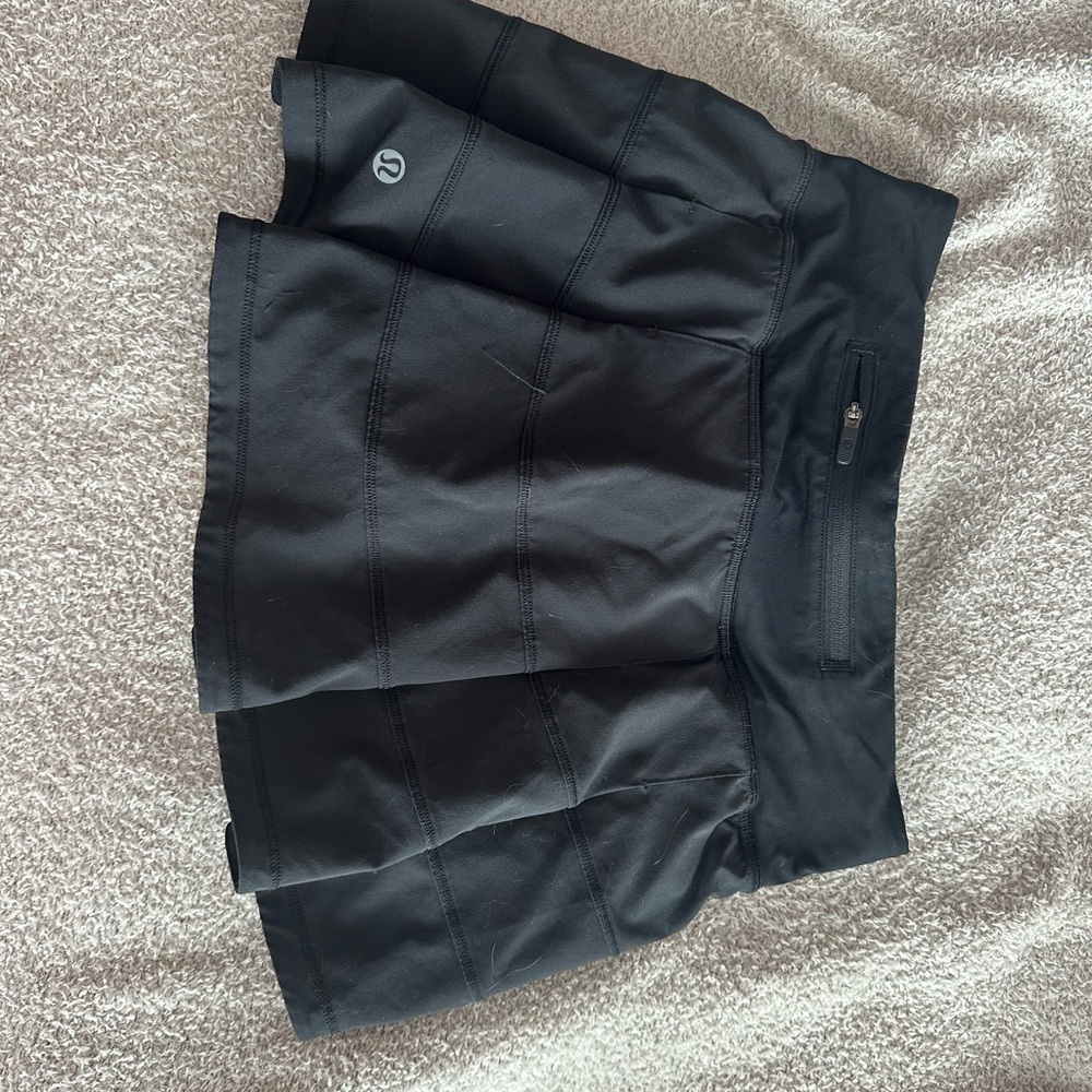 Lululemon Black Athletic Skort